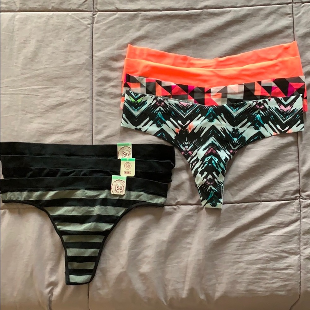 SO Seamless/No Show Thongs